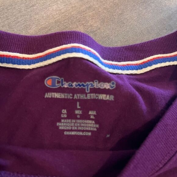 NWT Champion Purple Athletic Longsleeve‎ Shirt Women Large Bin N-56 - Picture 4 of 5
